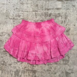 LoveShackFancy Ruffle Mini Skirt